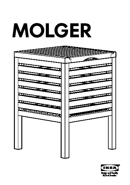 MOLGER Storage stool