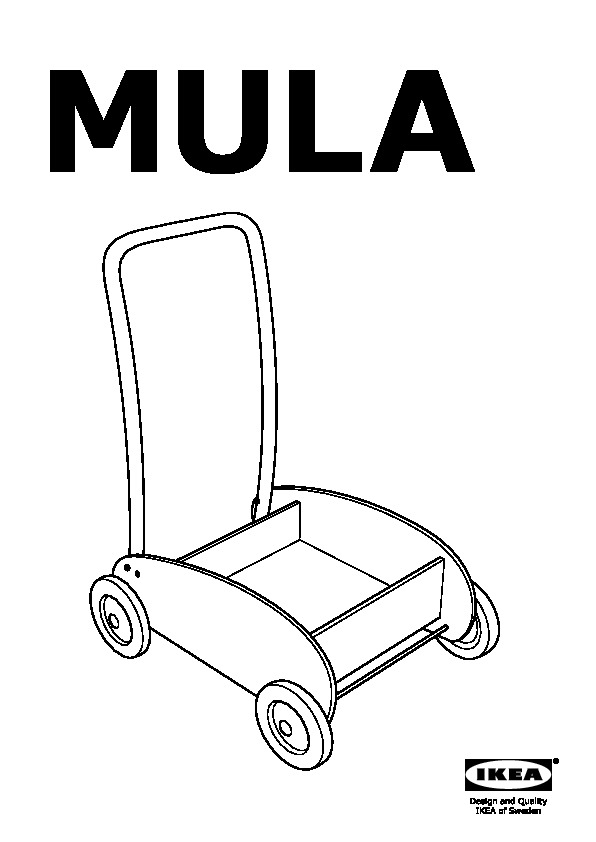 MULA Toddle wagon/walker