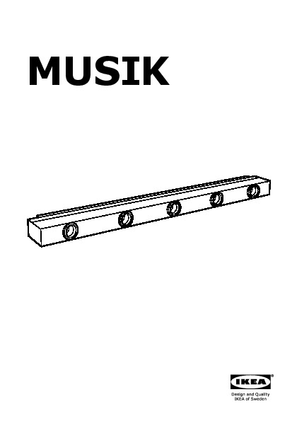 MUSIK Applique, chromé - IKEA