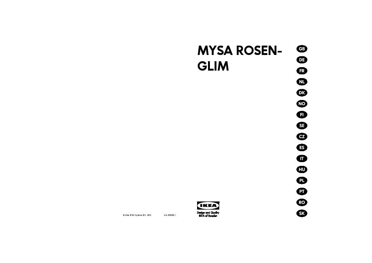 MYSA ROSENGLIM Quilt, 10.5 TOG