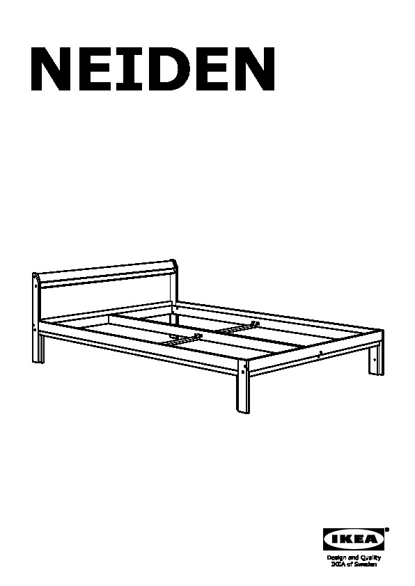NEIDEN bed frame