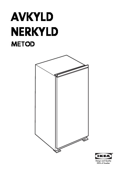 NERKYLD Frigo integrato/vano congelatore