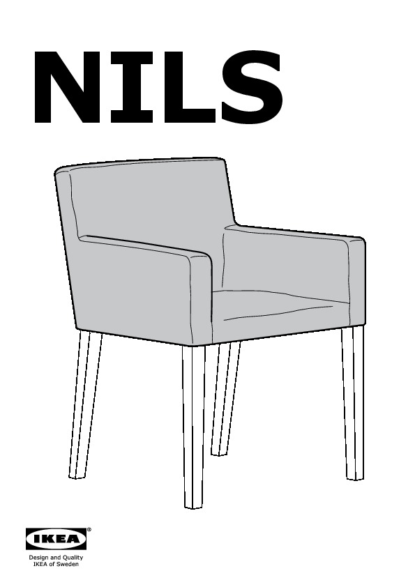 NILS cover for chair with armrests