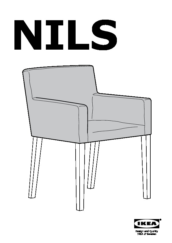 NILS Cover for chair with armrests