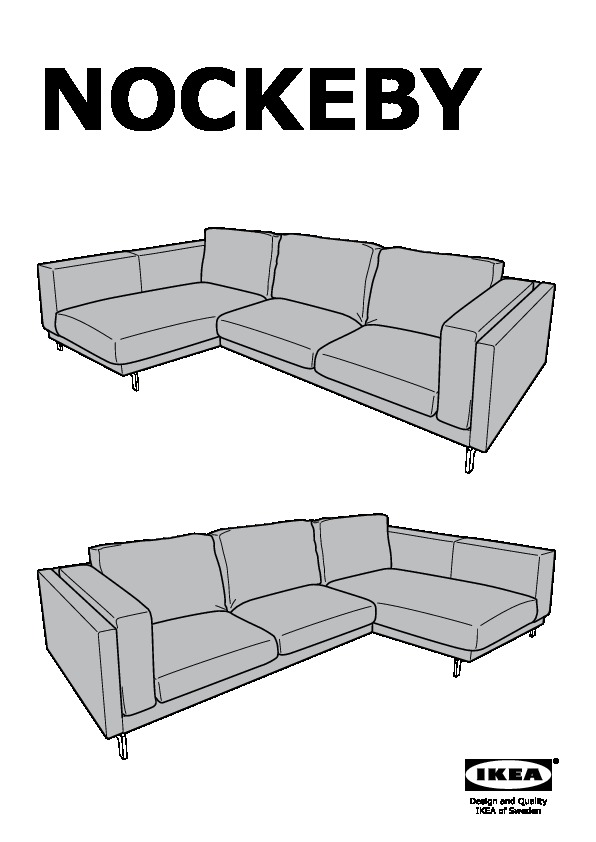 NOCKEBY Cover for 3-seat sectional