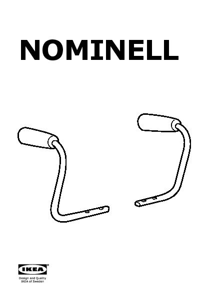 NOMINELL pair of armrests