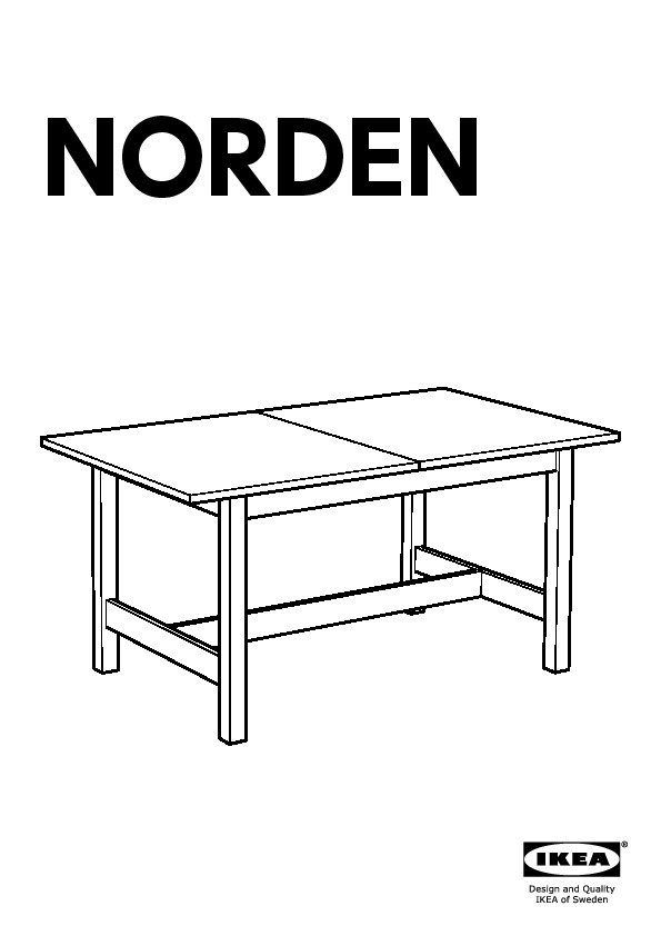 NORDEN Extendable table