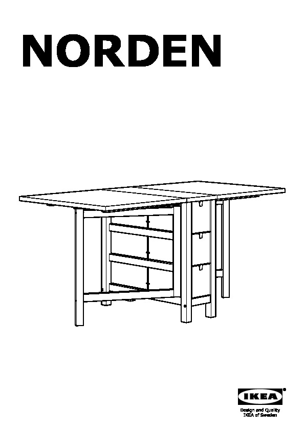 NORDEN gateleg table