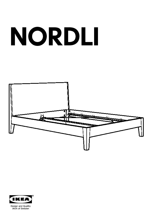 Nordli Bed Frame White Ikeapedia, Old Ikea Bed Frame Instructions
