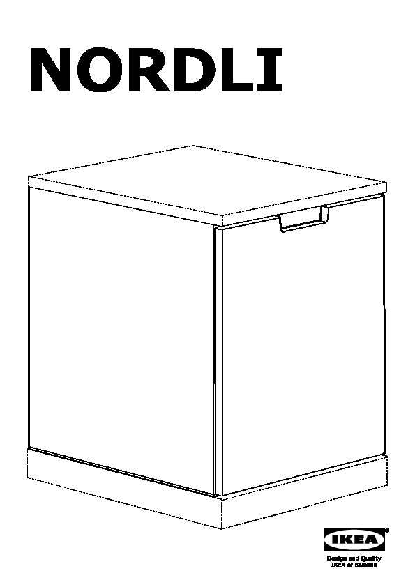 NORDLI Modular chest of drawers
