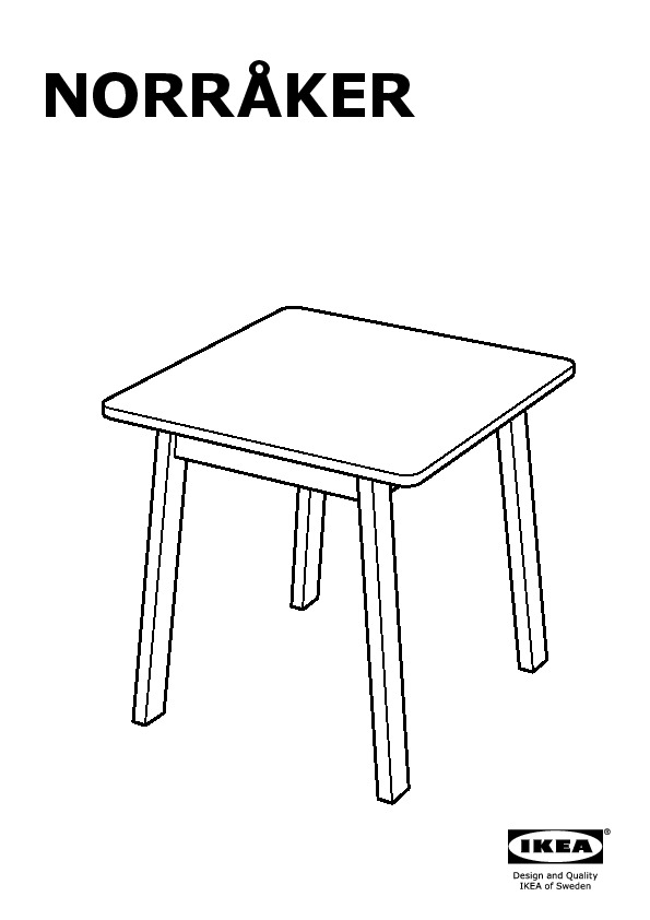 NORRÅKER table