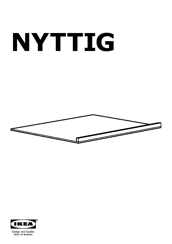 NYTTIG Hob separator for drawer