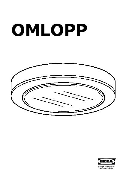OMLOPP LED spotlight