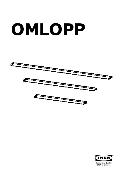 OMLOPP LED worktop lighting