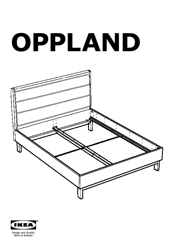 OPPLAND bed frame