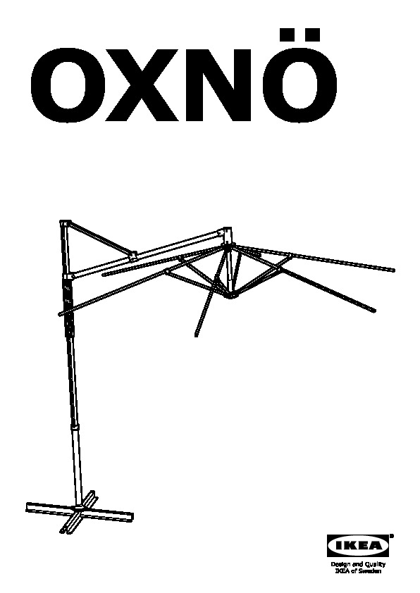 OXNÖ umbrella frame, hanging