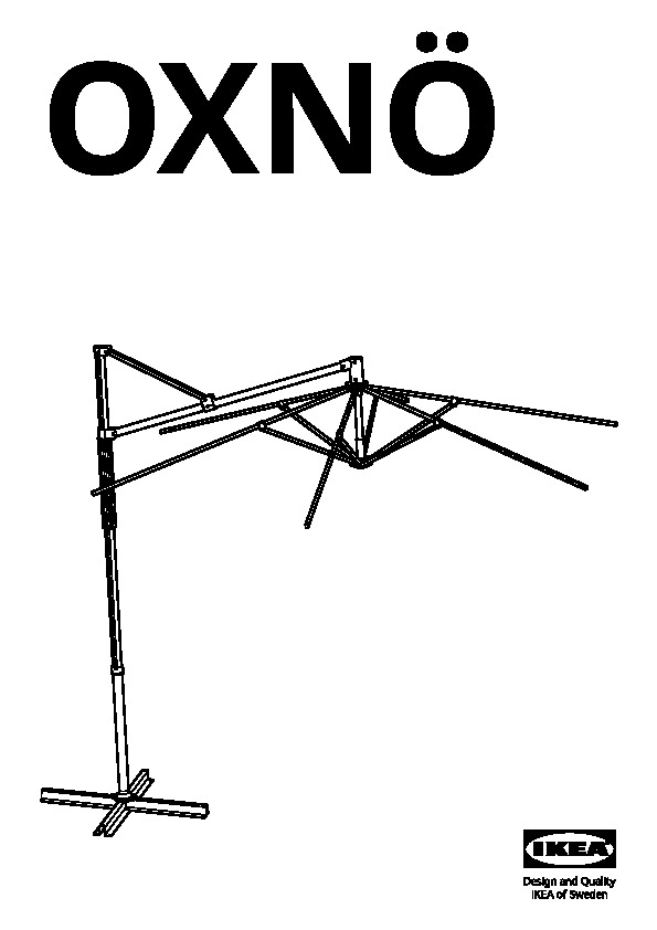 OXNÃ Structure de parasol, suspendu