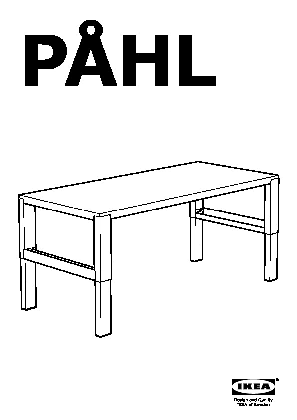 PÅHL base per piano tavolo