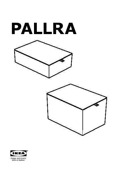 PALLRA Boîte avec couvercle