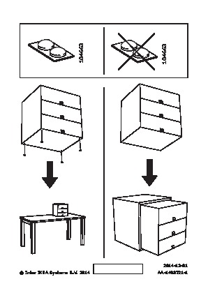 PALLRA Mini chest with 3 drawers