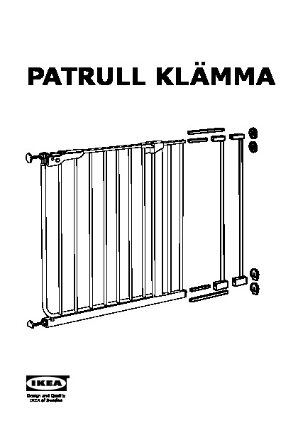 PATRULL KLÄMMA Safety gate extension