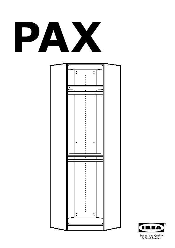 PAX struttura per elemento angolare