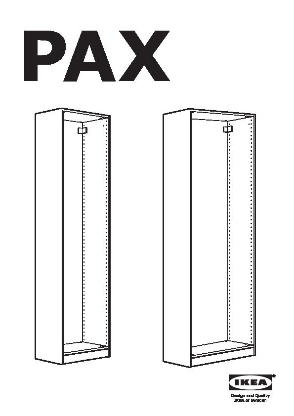 PAX Wardrobe frame