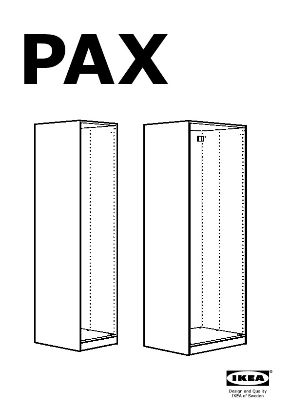 PAX wardrobe frame