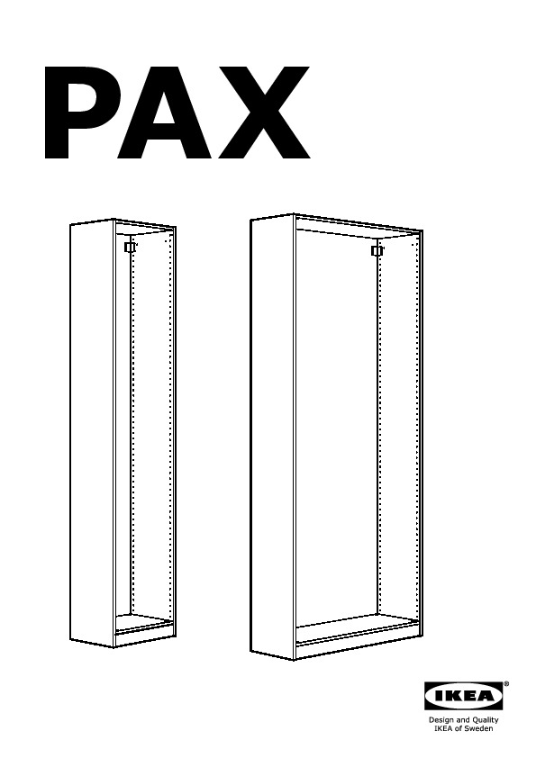 PAX wardrobe frame