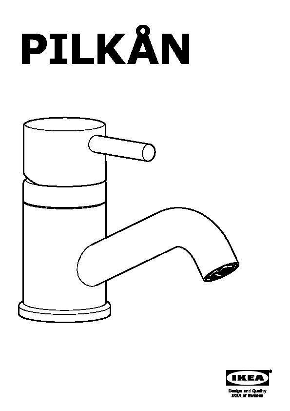 PILKÅN bathroom faucet