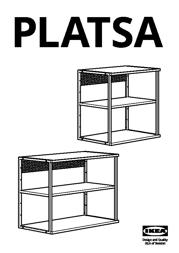 PLATSA Open shelving unit