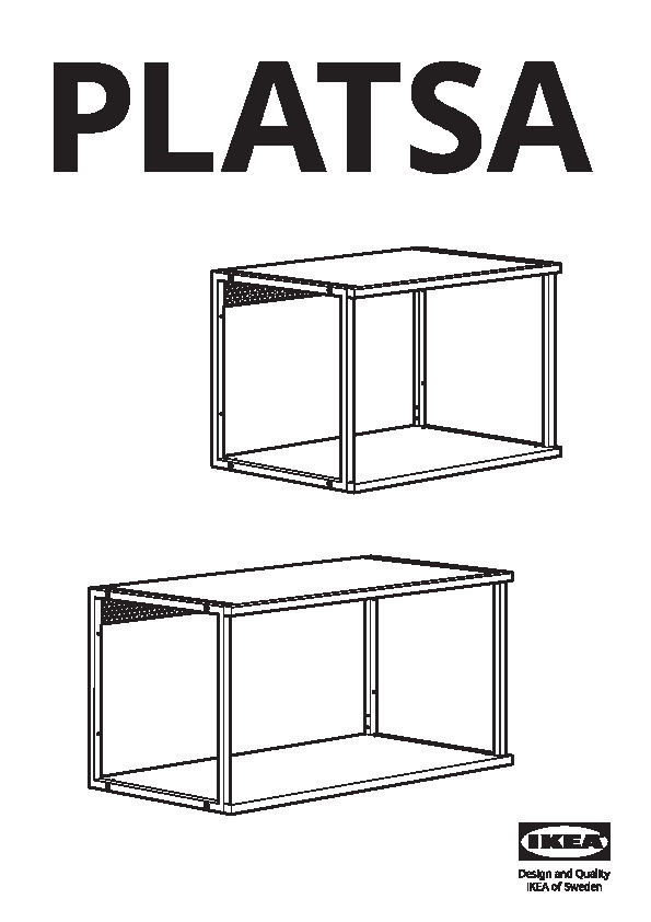 PLATSA Open shelving unit