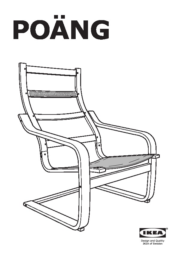 PoÄng Armchair Black Brown Knisa Red, Ikea Poäng Chair Dimensions