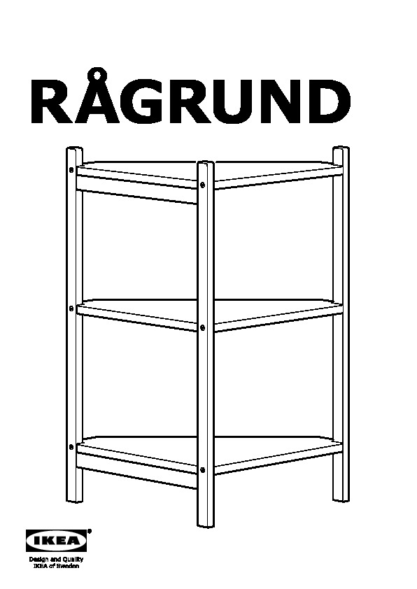 RÅGRUND Sink shelf/corner shelf