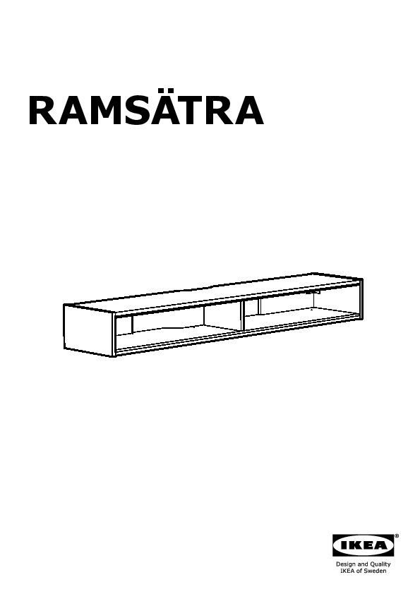 RAMSÄTRA Media shelf