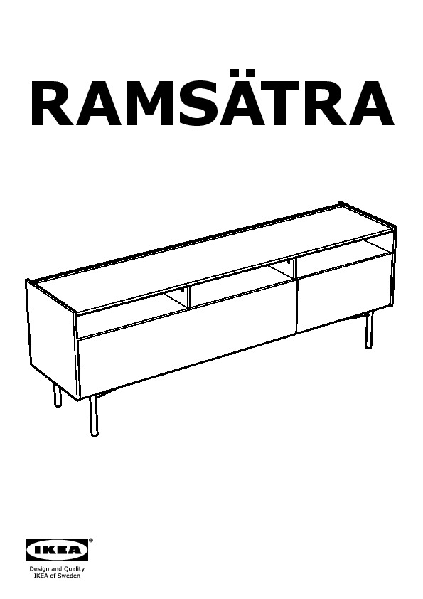 RAMSÄTRA Meuble télé