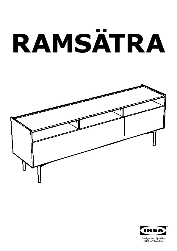 RAMSÄTRA TV bench