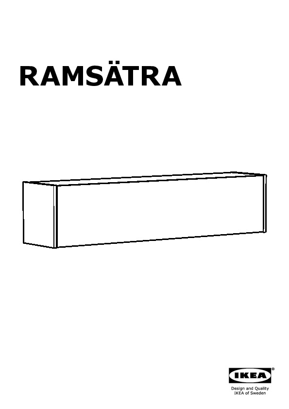 RAMSÄTRA Wall cabinet