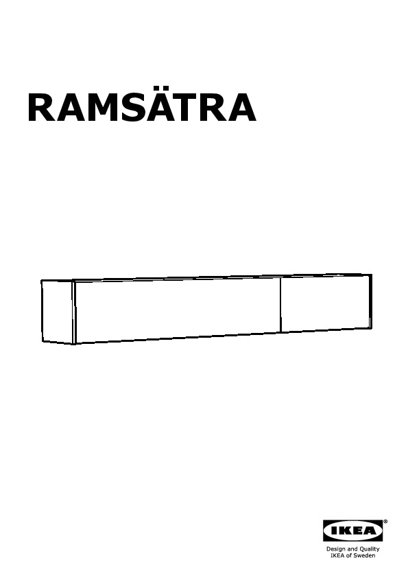 RAMSÄTRA Wall cabinet
