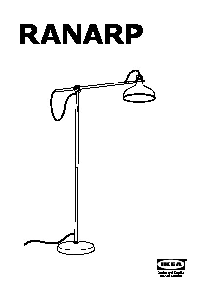 RANARP Floor/reading lamp