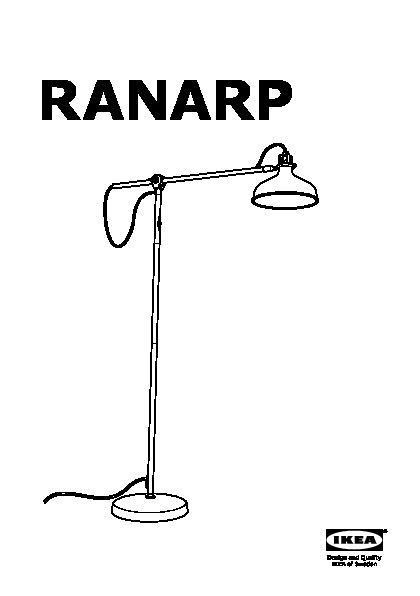 RANARP Lampadaire/liseuse