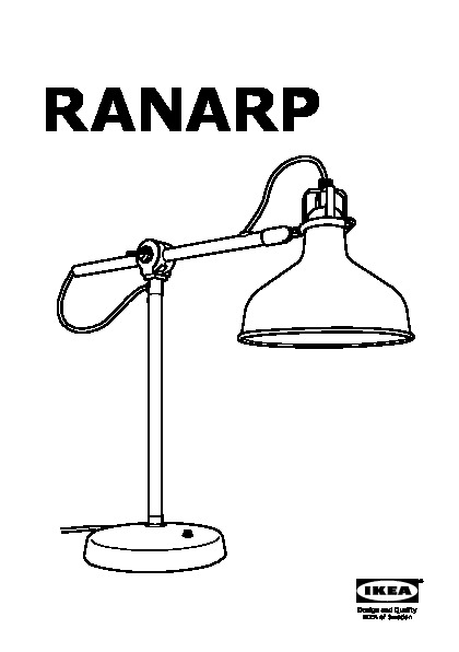 RANARP Lampe de travail