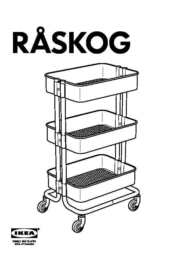 RÅSKOG Kitchen cart