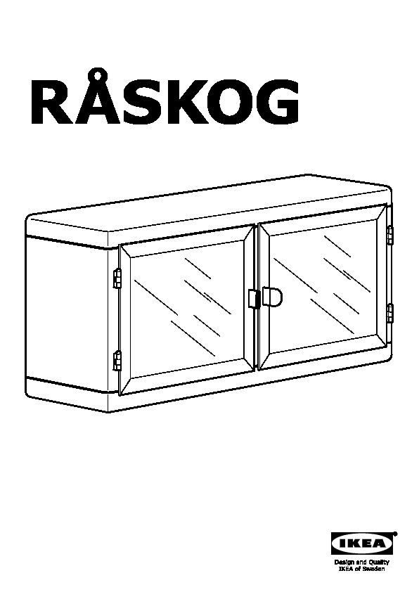 RÅSKOG Wall cabinet