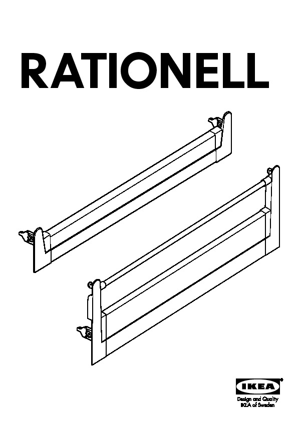 RATIONELL deep drawer front