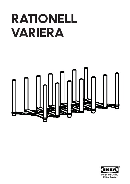 VARIERA Support pour couvercles, acier inoxydable - IKEA