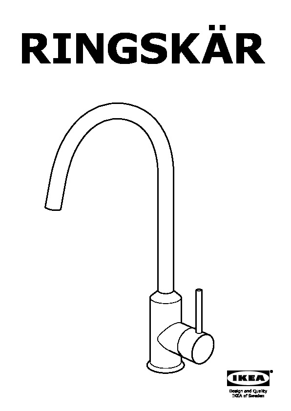 RINGSKÄR Single lever kitchen faucet