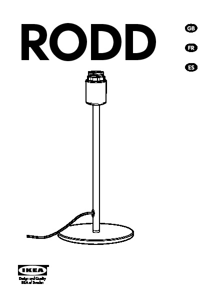 RODD Table lamp base
