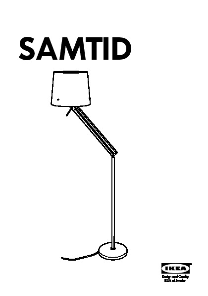 SAMTID Lampadaire/liseuse