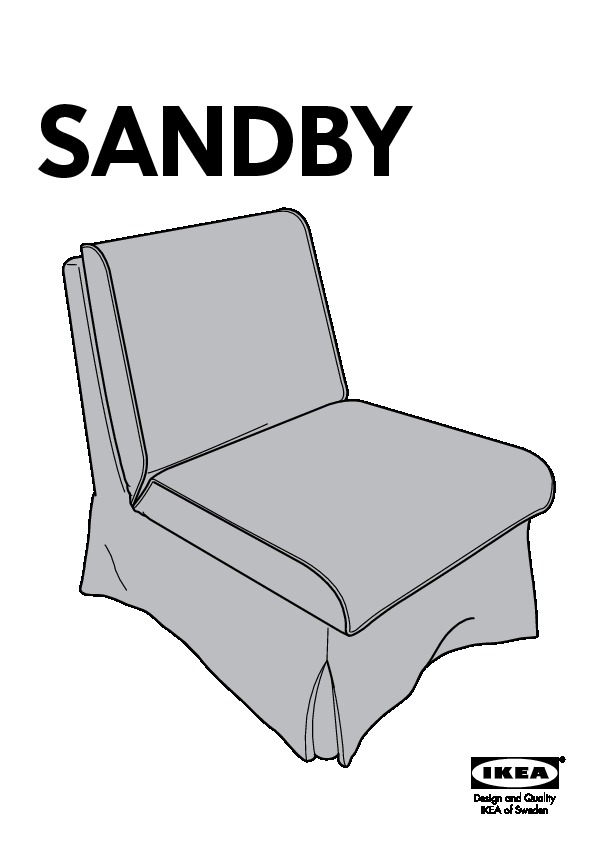 SANDBY Housse de fauteuil